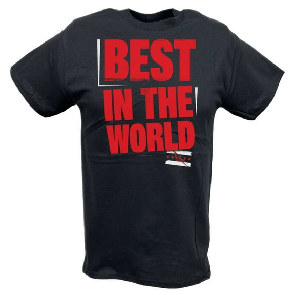 CM Punk Best In The World Logo Mens Black T-shirt S