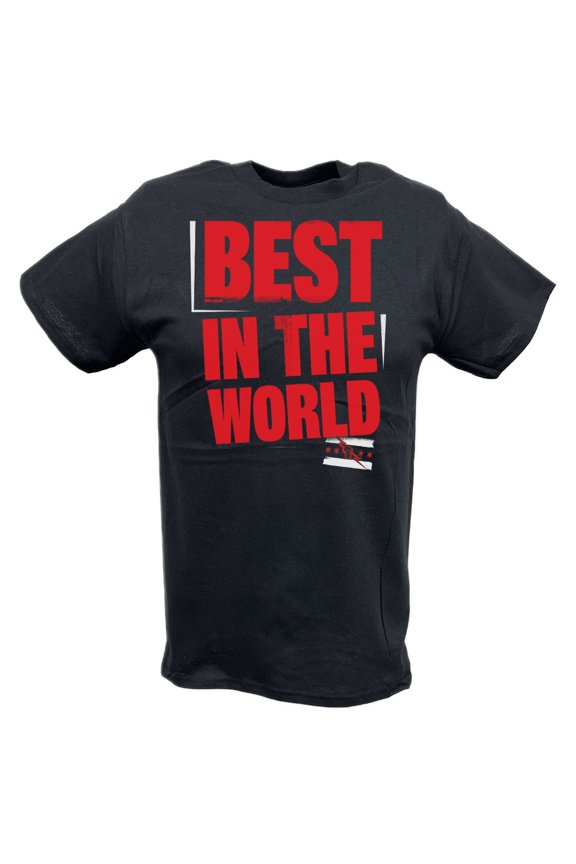 CM Punk Best In The World Logo Mens Black T-shirt XL