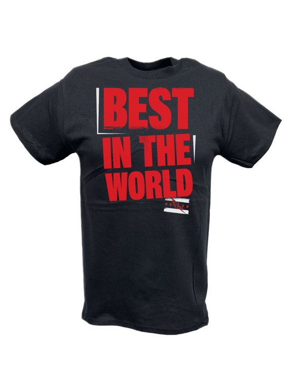 CM Punk Best In The World Logo Mens Black T-shirt XL