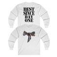 thumbnail image 1 of CM Punk Best Since Day One Long Sleeve White T-shirt M, 1 of 6