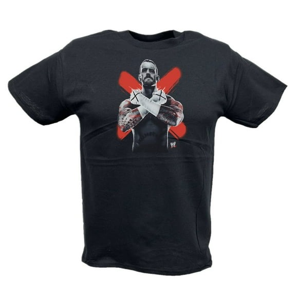 CM Punk Cross Fists WWE T-shirt Boys Kids Juvy Youth 4