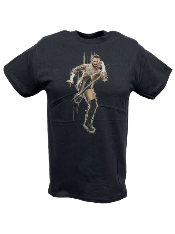 CM Punk Foot Stomp Black T-shirt