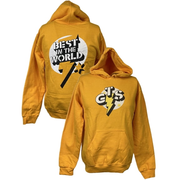 CM Punk GTS Go To Sleep Best In The World Gold Pullover Hoody