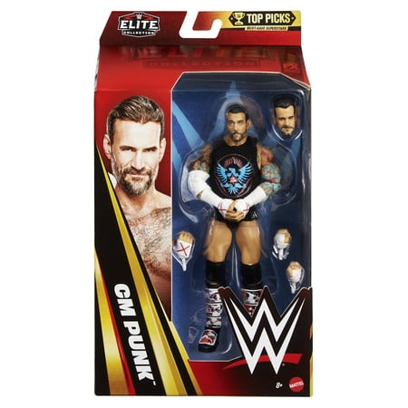 CM Punk (Survivor Series 2024) - WWE Elite Top Picks 2026 (Wave 2) Mattel WWE Toy Wrestling Action Figure