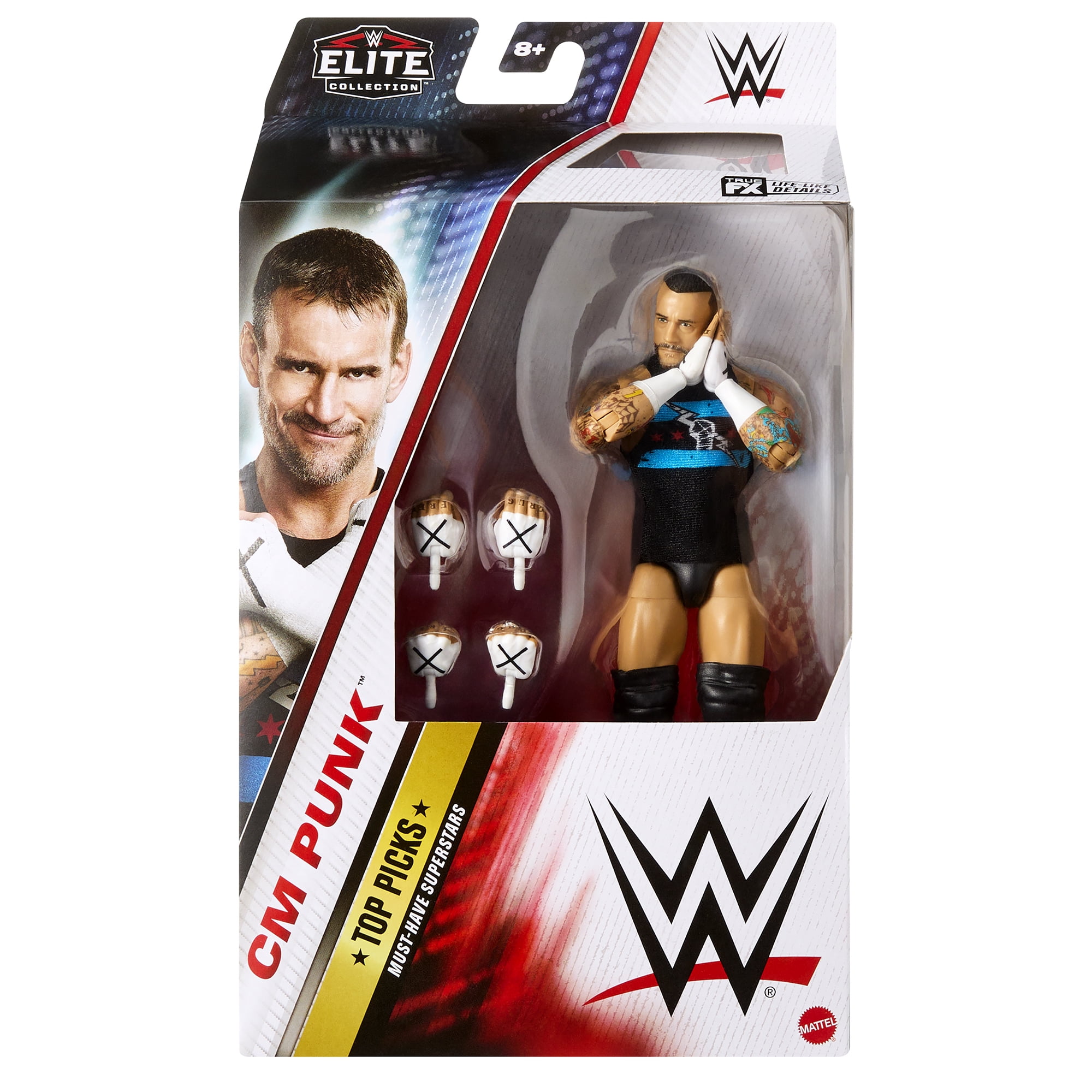 CM Punk - WWE Elite Top Picks 2025 (Wave 2) Mattel WWE Toy Wrestling Action Figure