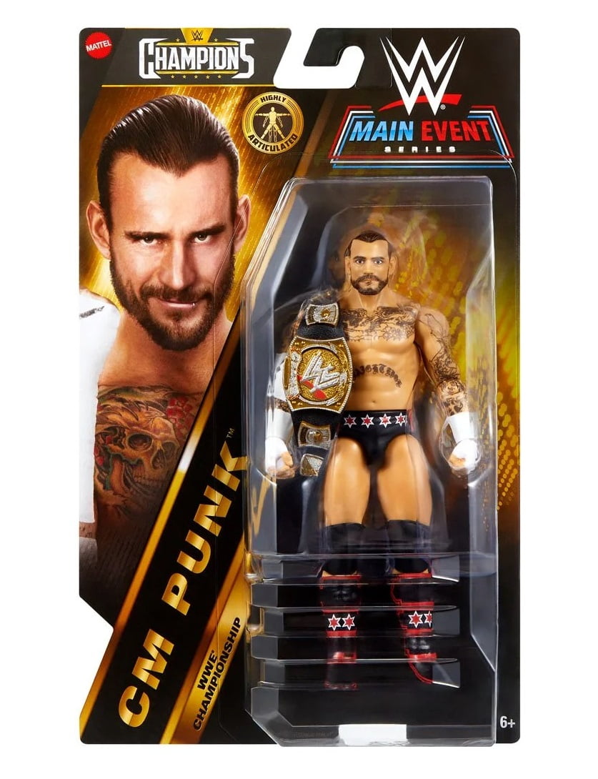CM Punk フィギュア　WWE 　CMパンク CM Punk - WWE Main Event Champions Wave 4 Mattel Toy