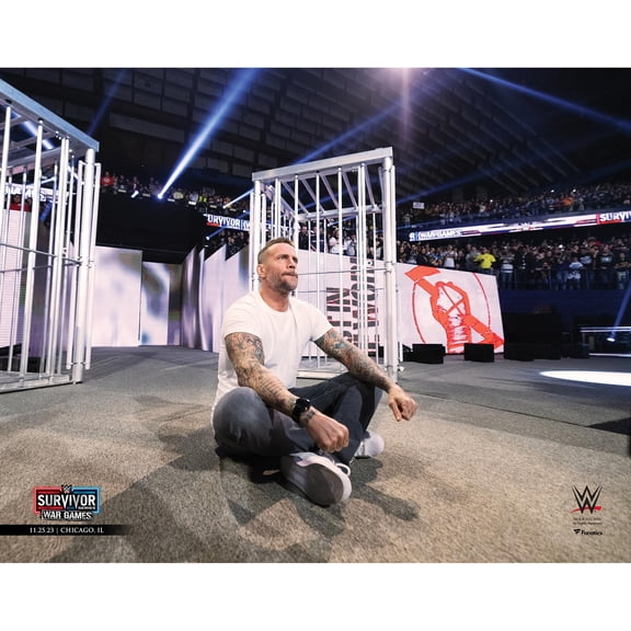 CM Punk WWE Unsigned 2023 Survivor Series Photograph