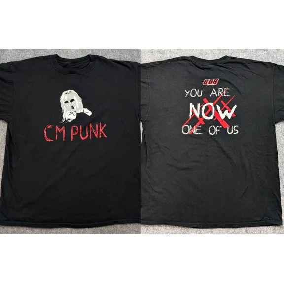 CM Punk Wrestling T-Shirt Ring of Honor You Are Now One Of Us