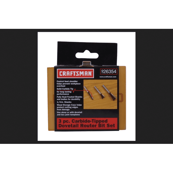 CM ROUTER BIT SET 3PC