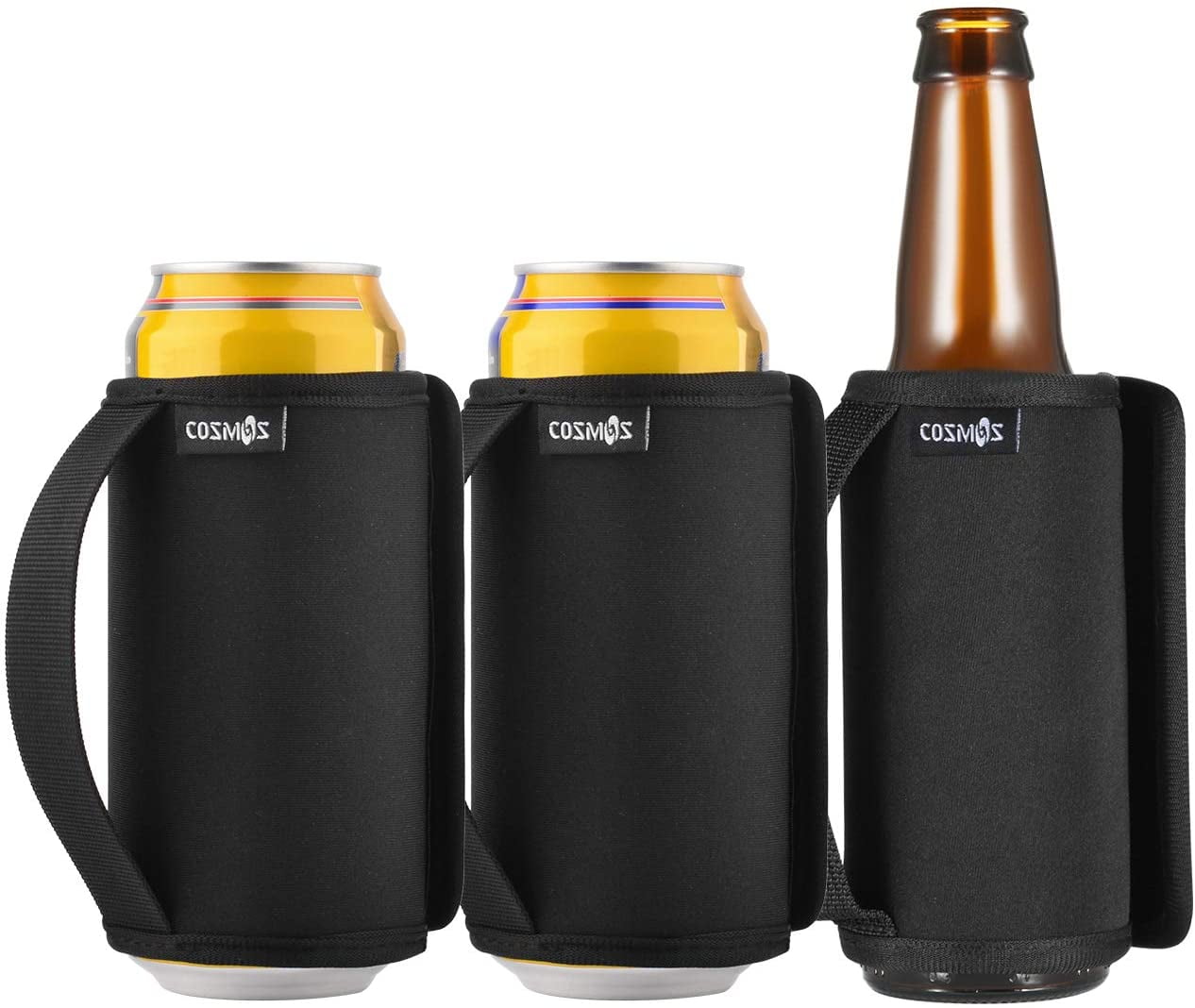 CM Reusable Can Cooler Sleeve AntiSlip Neoprene Beer Can Bottle Insulator Cover Soda Sleeve