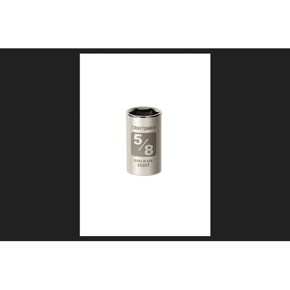 CM SCKT 1/2"DR 5/8" 6PT