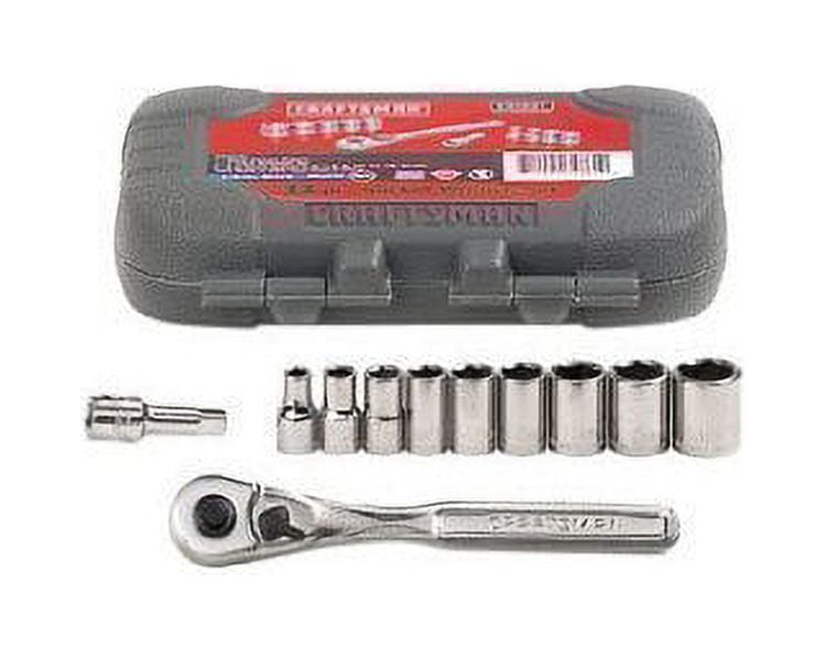 CM SOCKET 11PC 1/4DR MM