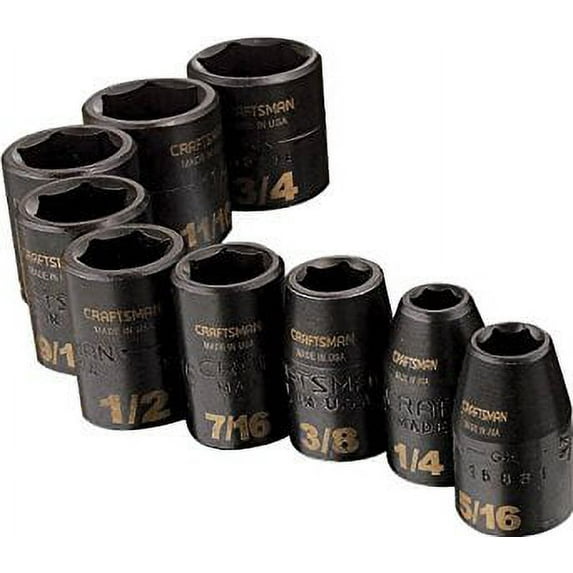 CM SOCKET SET 9-PC 3/8DR