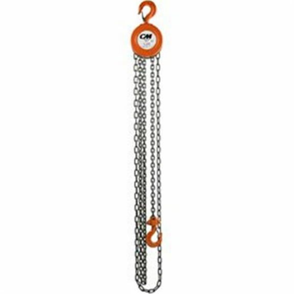 CM Series 622 Hand Chain Hoist 10' Lift, 1/2 Ton Cap.