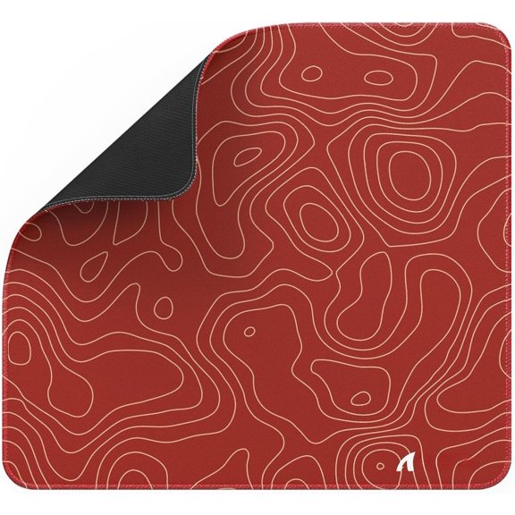 CM02 Gaming Pad for Esports Speed Large mats for Desk Surface Stitched Edges and Anti-Slip Rubber Base Size L Laminate 17.72" x 15.75" x 0.16" Orange Contour