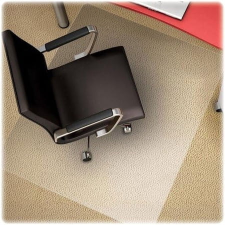 CM11142PC Clear Polycarbonate Day Use Chair for Pile Carpet, 36 x 48