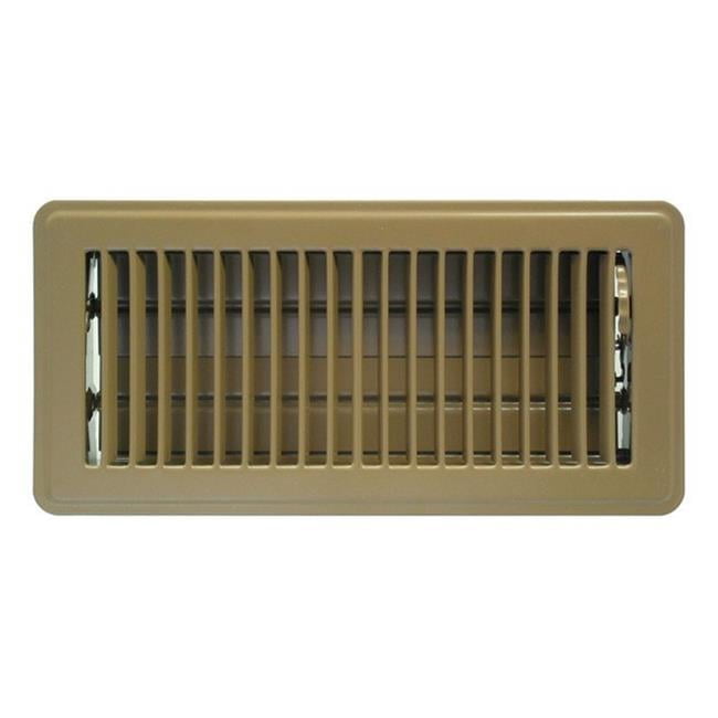 CM150MB 04X10 10 x 4 in. Brown Floor Register - Brown - 10 x 4 in.
