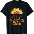 thumbnail image 1 of CMA Certified Medical Assistant Lifes USA Assisting T-Shirt Black X-Large, 1 of 4