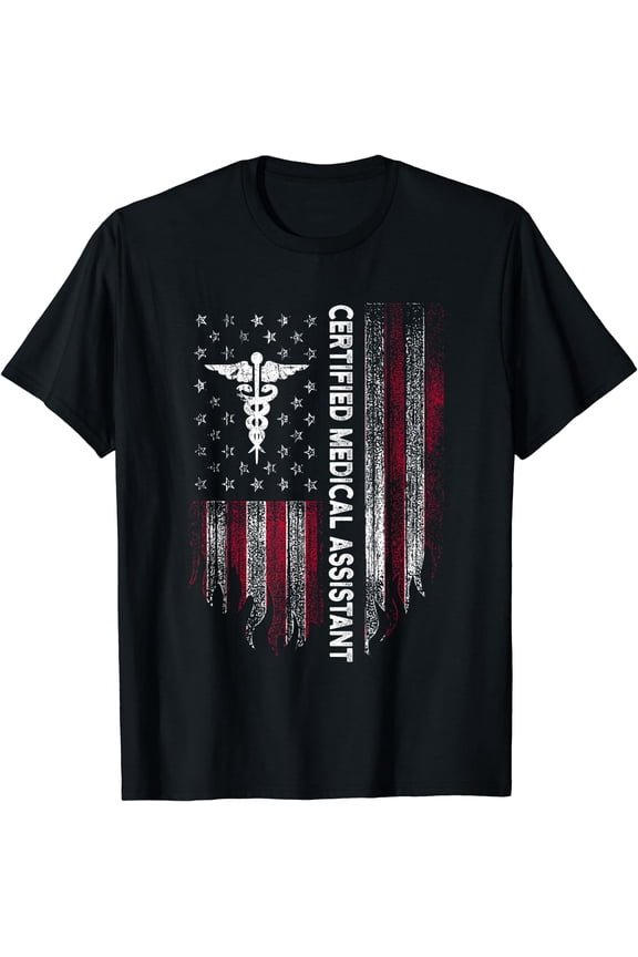 CMA Certified Medical Assistant Symbol Tools Assisting T-Shirt