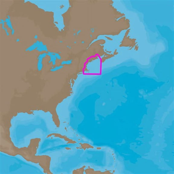 CMAP 4D NAD939 Passamaquoddy Bay to Block Island Passamaquoddy Bay to Block Island Contour Chart