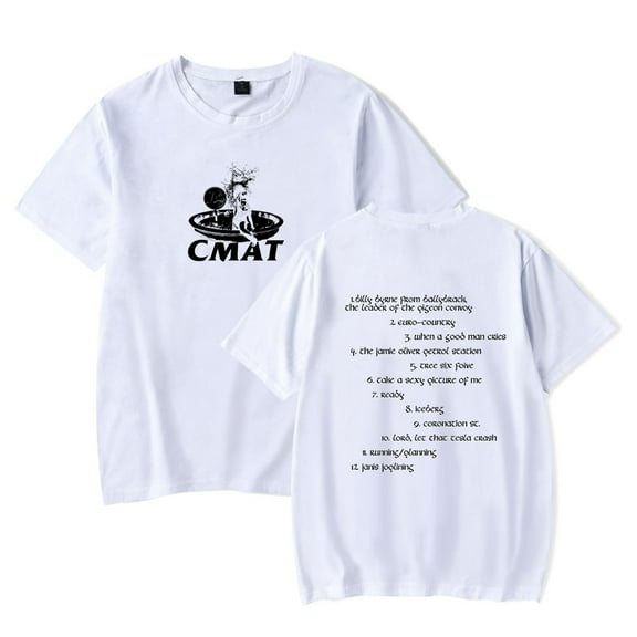 CMAT Euro-Country Album Merch T-Shirt Women Men Casual Crewneck Short Sleeve Fashion Tee