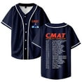 thumbnail image 1 of CMAT It's the Euro-Country Tour 2025 Merch Baseball Jersey Shirt V-Neck Women Men Short Sleeve Streetwear Clothes, 1 of 3