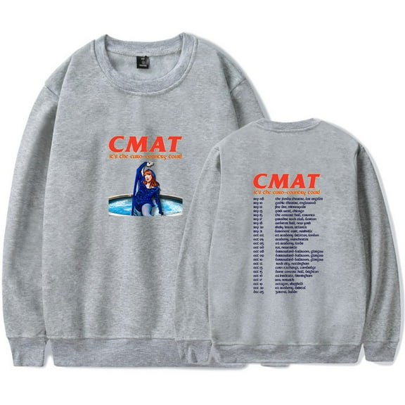 CMAT It's the Euro-Country Tour 2025 Merch Sweatshirt Women Men Casual Crewneck Long Sleeve Pullover Clothes