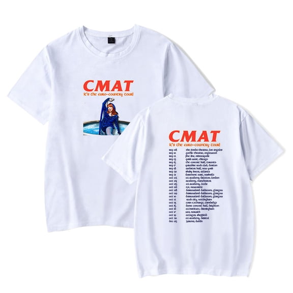 CMAT It's the Euro-Country Tour 2025 Merch T-Shirt Women Men Casual Crewneck Short Sleeve Fashion Tee