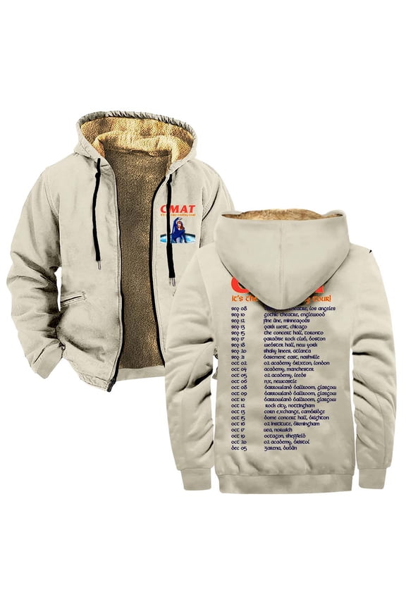 CMAT It's the Euro-Country Tour 2025 Merch Zipper Hoodies Women Men Jacket Parkas Long Sleeve Fashion Streetwear Coat