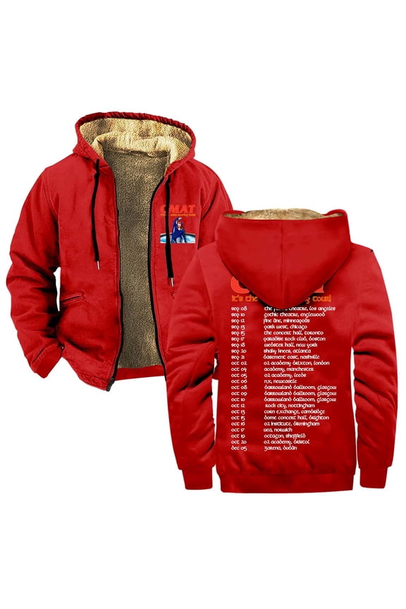 CMAT It's the Euro-Country Tour 2025 Merch Zipper Hoodies Women Men Jacket Parkas Long Sleeve Fashion Streetwear Coat