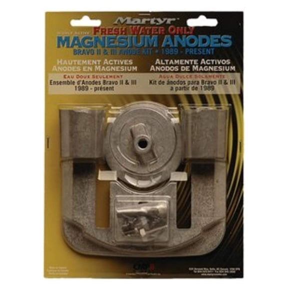 CMBRAVO23KITM Alloy Merc Bravo 2&3 Anode Kit