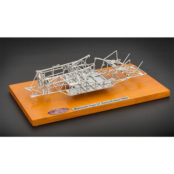 1960 Maserati Tipo 61 Birdcage Spaceframe 1 18 Diecast Model by CMC