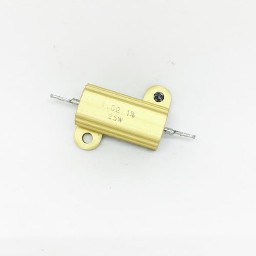 CMC251 RES WIREWOUND 1 Ohm 1% 25W ?50ppm/?C C ALUMINUM HOUSED AXL FLANGE MOUNG