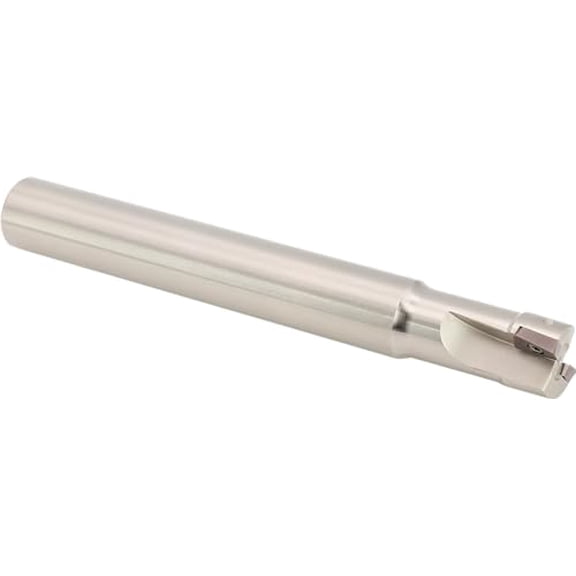 CME Indexable Carbide Insert End Mill, 3/4" Mill Diameter, 2 Flute, 3/4" Shank Diameter, with 2 pcs APKT1135 Carbide Inserts