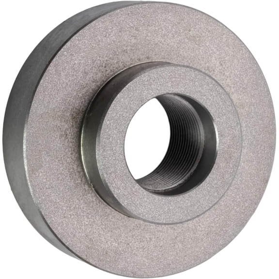 CME Semi-Finished 6" 2 1/4"-8 Threaded Lathe Chuck Back Plate, For CME Adjustable-Structure Lathe Chucks