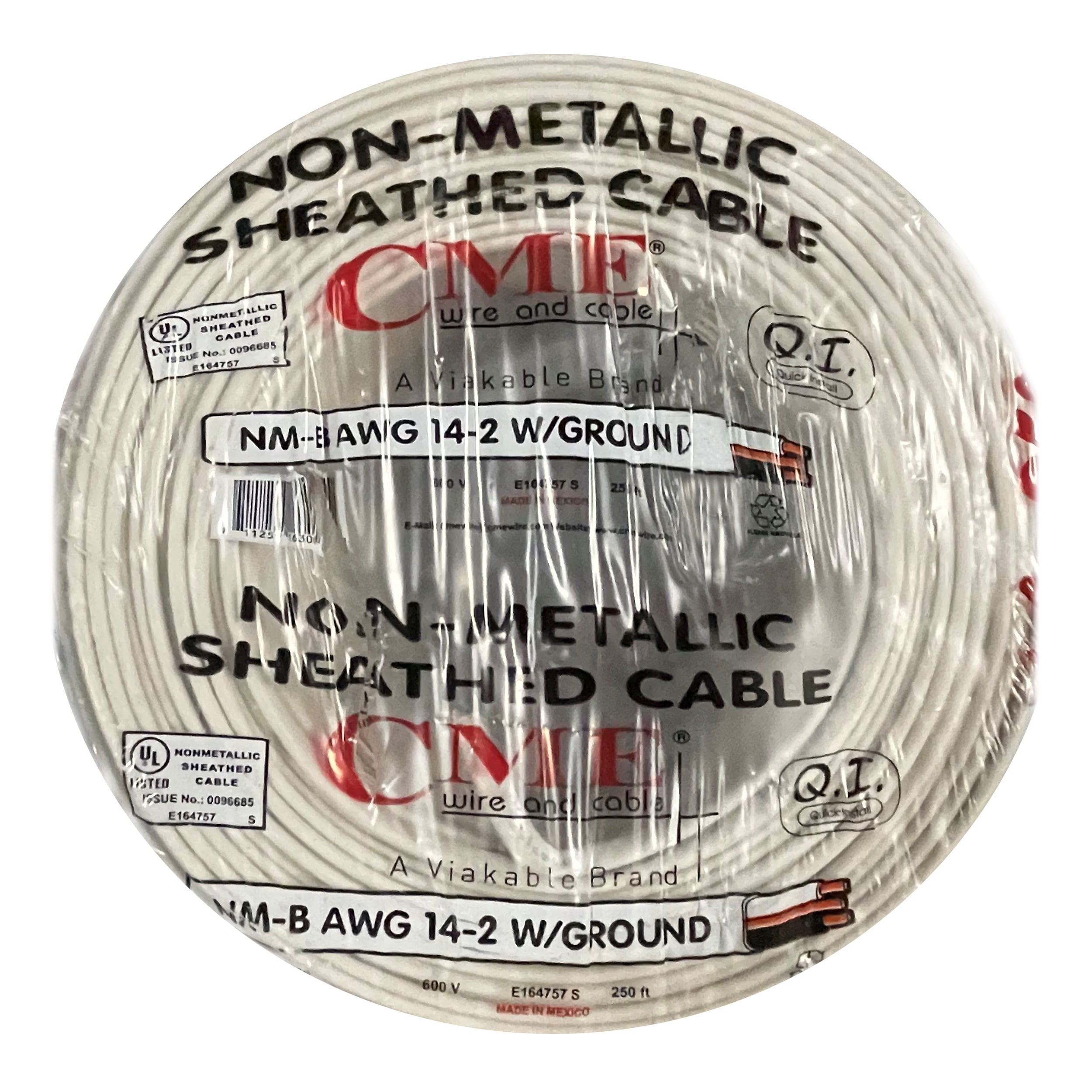 CME Wire and Cable NMB142CU250FT 14 Gauge Copper Insulated