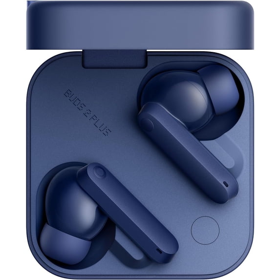 CMF Buds 2 Plus Wireless Earbuds Adaptive Noise Cancelling, Hi-Res Audio Bluetooth Headphones, 12mm Drivers for Deep Bass, 50dB ANC 61.5H Playtime, Sport Ear Buds with 6 Mics, Blue