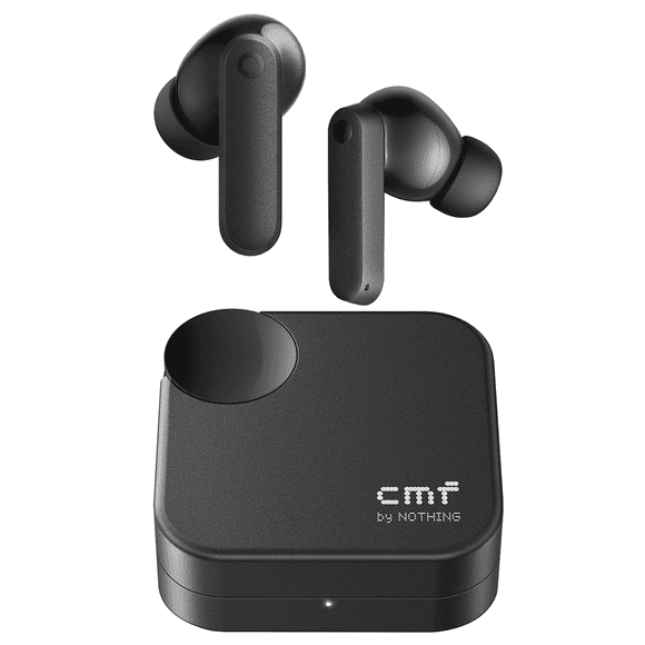 CMF Buds 2a Wireless Earbuds Active Noise Cancelling 42dB Hybrid ANC Bluetooth Headphones, 12.4mm Dynamic Driver for Big Bass, 4 Mic Clear Calls, Sport Ear Buds for iPhone, Android, Dark Grey