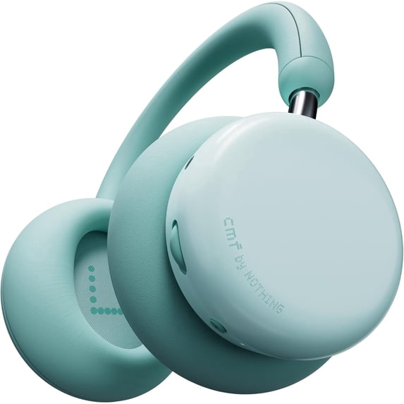 CMF by Nothing Headphone Pro Active Noise Canceling Wireless Headphones Bluetooth 5.4 Over The Ear Headset, 50H ANC Playtime, Bass&Treble Slider, Custom EQ&Spatial Audio, Hi-Res LDAC, Light Grey