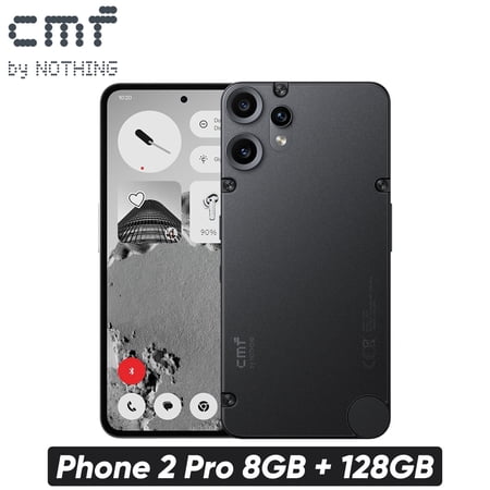 CMF Phone 2 Pro 5G Smartphone, Unlock Phones, Dual SIM, 50 MP Camera, 6,67" AMOLED Display, 5000mAh, NFC, 8+128GB - Black