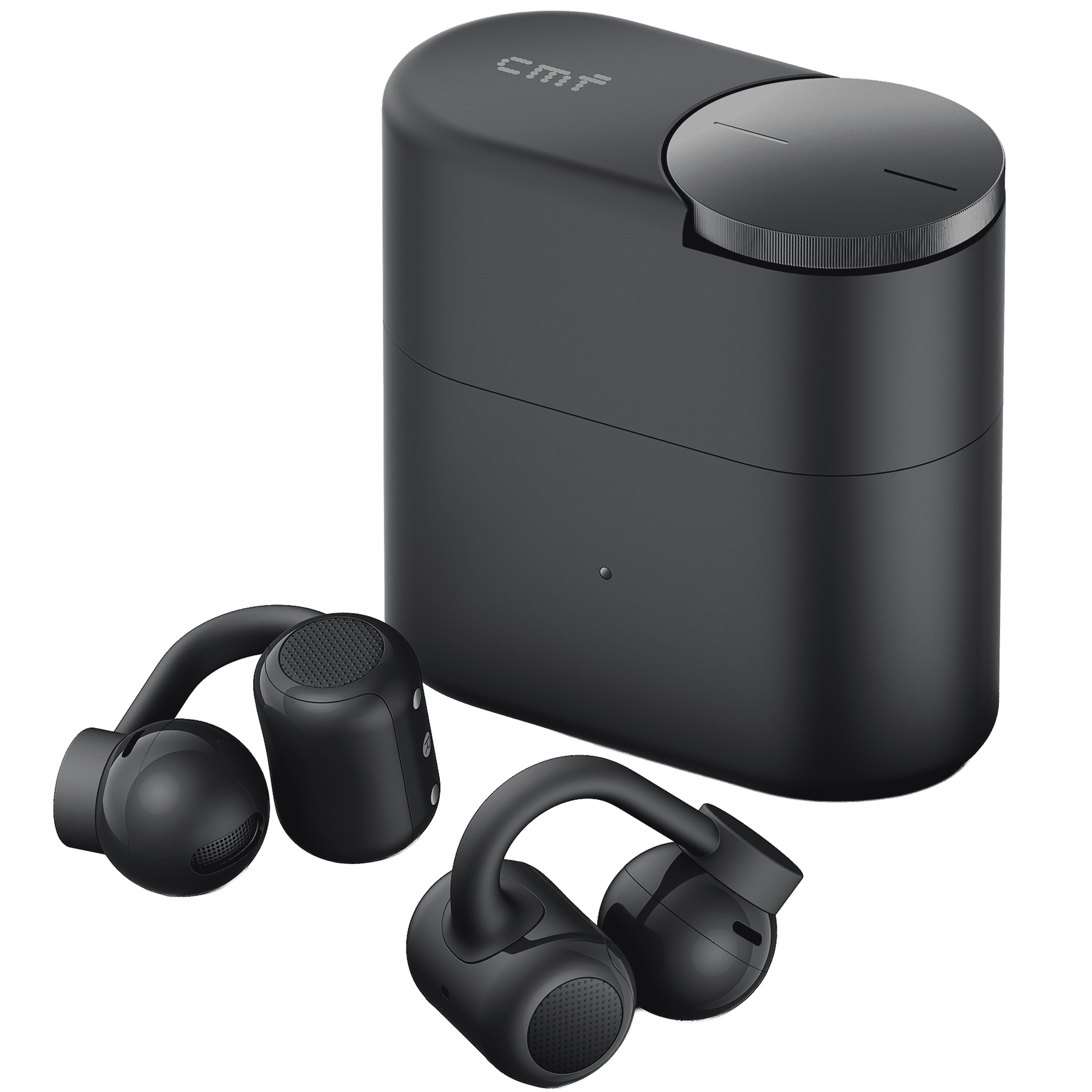 CMF Clip Pro, Hi-Res Open Ear Wireless Bluetooth Headphones, Dark