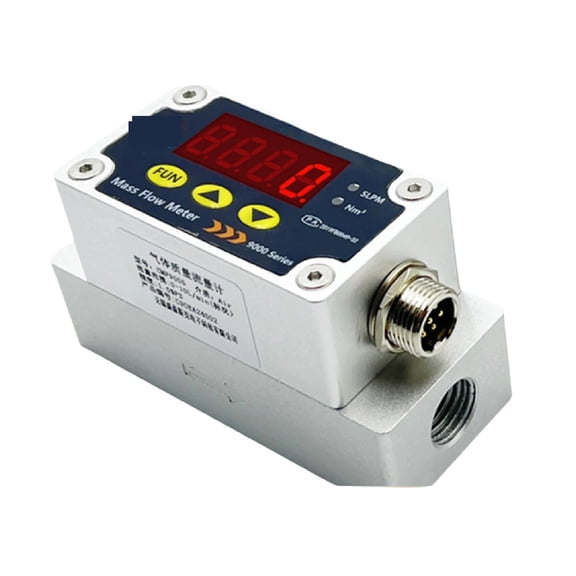 CMF9002 Digital Thermal Mass Flow Meter For Air Oxygen Nitrogen Gas RS485 Analog Output 4-20mA 1-5V Sensor ,Energy-Saving
