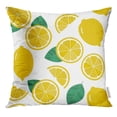 thumbnail image 1 of CMFUN Colorful Slice Lemon Pattern Yellow Fresh Pillow Case 18x18 Inches Pillowcase, 1 of 1