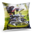 thumbnail image 1 of CMFUN Green Bag Dirty Golf Clubs Silver Car Pillow Case Pillow Cover 20x20 inch, 1 of 1