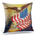 thumbnail image 1 of CMFUN Patriot Celebrating ''Old Glory'' Our American Flag Circa 1912 Vintage of Bald Eagle and Americana Pillow Case Pillow Cover 20x20 inch, 1 of 1