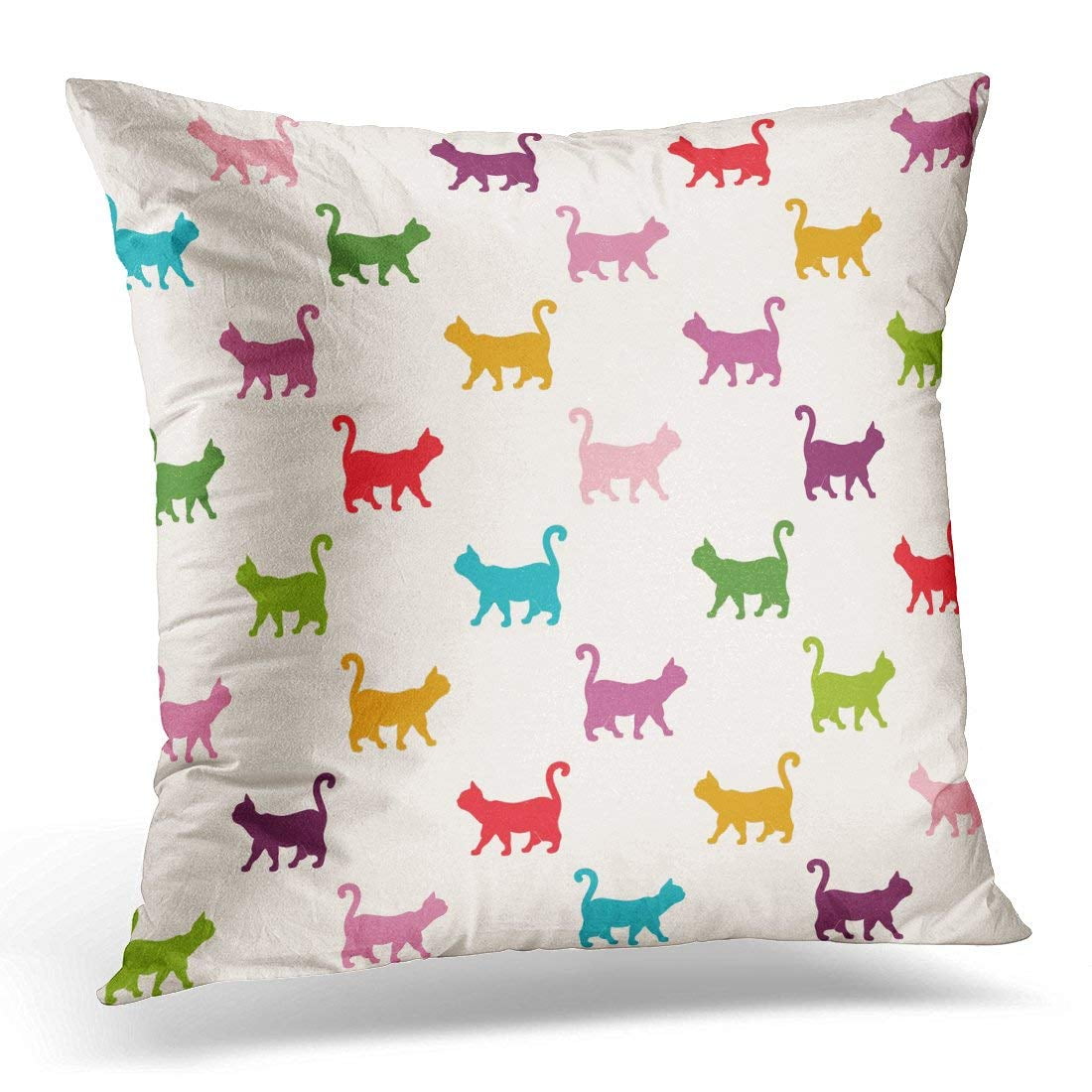 tubular kitty pillow