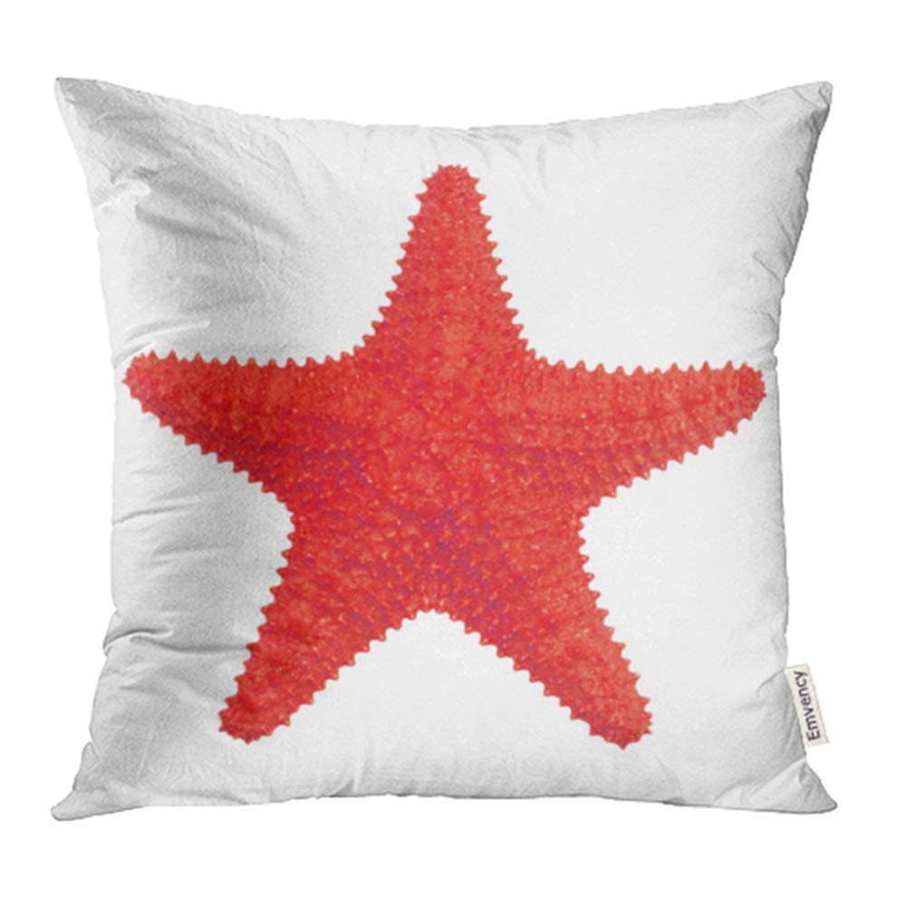 Coastal Collection Starfish Beaded Throw Pillow Beach Ocean Decor Aqua 18  NEW