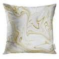 thumbnail image 1 of CMFUN White and Gold Marble Marbling Design Abstract Stock Oil Painting Style Watercolor Websites Pillow Case 18x18 Inches Pillowcase, 1 of 1