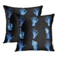 thumbnail image 1 of CMFUN Xray Collection X Ray Hands Pointing Film Human Palm Accumulate Amass Pillowcase Cushion Cases 16x16 inch Set of 2, 1 of 1