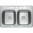 thumbnail image 1 of CMI 33x22x4 Dbl Ss Sink 003-513, 1 of 1